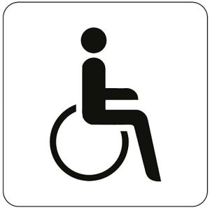 Piktogramm ‚Rollstuhlfahrer‘ Piktogramm ‚Rollstuhlfahrer‘