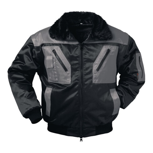Pilotjacke ASKIM 4-in-1 Gr.L schwarz/grau NORWAY