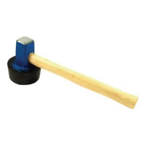 Plattenlegerhammer 1500g rd.(anvulkanisiert)