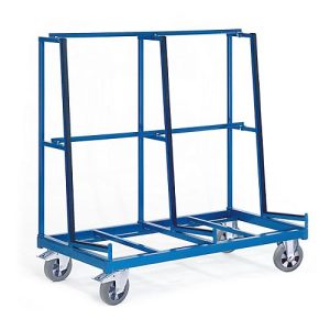 Plattenwagen mit einseitiger Auflagefläche, 1380 x 880 mm Plattenwagen mit einseitiger Auflagefläche, 1380 x 880 mm