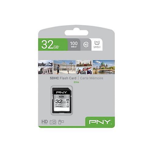 PNY Elite - Flash-Speicherkarte - 32 GB - SDHC UHS-I
