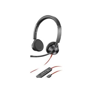 Poly Blackwire 3325 – Blackwire 3300 series – Headset – On-Ear – kabelgebunden – 3,5 mm Stecker, USB-C