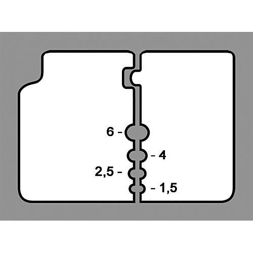 Präzisionsabisolierzange L.195mm Mehrkomponeten-Hüllen