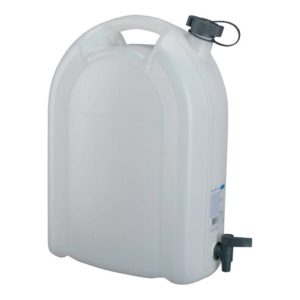 Pressol Wasserkanister 20L weiß stapelbar PE + Ablasshahn