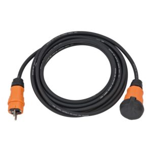 professionalLINE Verlängerungskabel VN 1110 IP44 5m schwarz H07RN-F 3G1,5