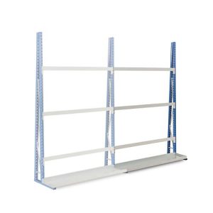 Profil-Lagerregal, einseitig, Anbaufeld, H 2500 x L 1500 x T 340 mm
