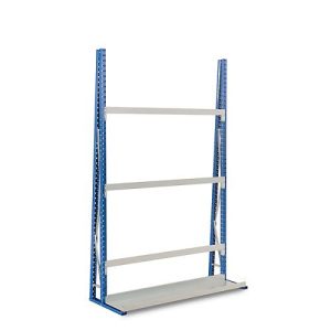 Profil-Lagerregal, einseitig, Grundfeld, H 2500 x L 1800 x T 340 mm Profil-Lagerregal, einseitig, Grundfeld, H 2500 x L 1800 x T 340 mm
