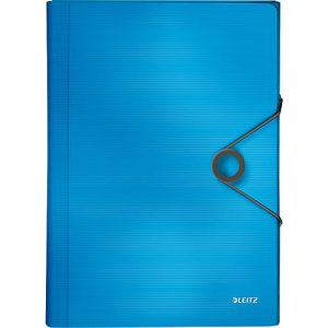 Projektmappe Leitz Solid, 5 Fächer, 1 Zusatzfach, Format DIN A4, hellblau