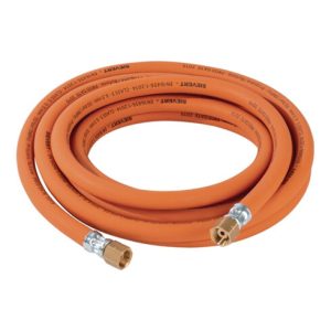 Propangasschlauch 5×6,3mm G3/8″ LHxG3/8″ LH Hochdruck L.5m SIEVERT