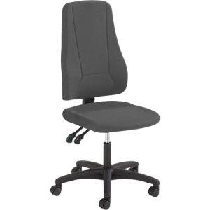 Prosedia Bürostuhl YOUNICO PLUS 3, Permanentkontakt, ohne Armlehnen, hohe 3D-Rückenlehne, anthrazit