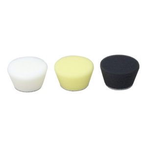 Proxxon Polierschwamm konisch Ø 50 mm, hart (weiß), 2 Stück