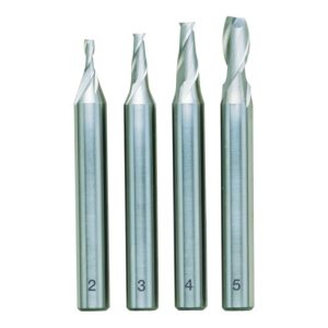 Proxxon Schaftfräsersatz, 4-tlg., DIN 327, HSS (2 – 3 – 4 – 5 mm)