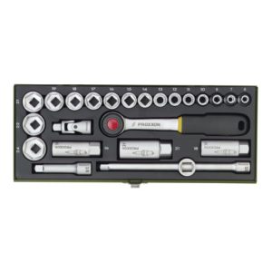 Proxxon Steckschlüsselsatz CV. 6-24PR, Vierkant, 24-teilig, 3/8 mit Driver-System“
