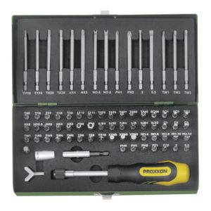 Proxxon Super-Sicherheits- und Spezialbitsatz, 1/4″, 75-tlg.