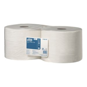 Putztuch TORK 129237 L340xB235ca.mm weiß 2-lagig,perforiert,geprägt 2 Rl./VE