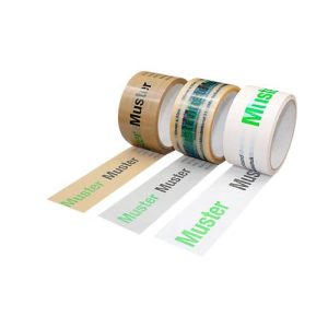 PVC-Klebeband, 2-farbiger Druck, transparent, 144 Rollen