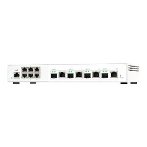 QNAP QSW-M2106-4C – Switch – managed – 6 x 2.5GBase-T + 4 x combo 10 Gigabit SFP+/RJ-45 – Desktop QNAP QSW-M2106-4C – Switch – managed – 6 x 2.5GBase-T + 4 x combo 10 Gigabit SFP+/RJ-45 – Desktop