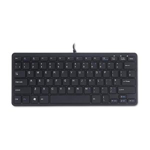 R-Go Compact Tastatur, QWERTY (UK), weiß, drahtgebundenen – Tastatur – QWERTY – GB – Schwarz R-Go Compact Tastatur, QWERTY (UK), weiß, drahtgebundenen – Tastatur – QWERTY – GB – Schwarz
