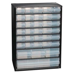 Raaco Schubladenmagazin C9-34, inkl. 34 Schubladen in 3 versch. Größen, B 306 x T 150 x H 420 mm, Stahl/Polypropylen Raaco Schubladenmagazin C9-34, inkl. 34 Schubladen in 3 versch. Größen, B 306 x T 150 x H 420 mm, Stahl/Polypropylen