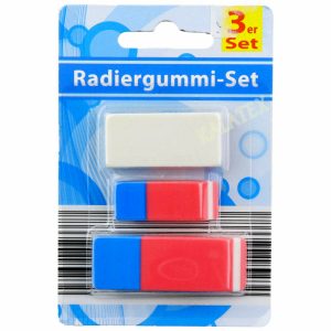 Radiergummi im 3er-Set