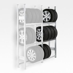 Räderregal SSI Schäfer R3000, Anbauregal, B 1283 mm