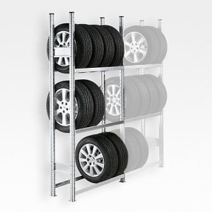 Räderregal SSI Schäfer R3000, Grundregal, B 2019 mm