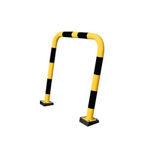 Rammschutzbügel SWING, Außeneinsatz, 1240 x 1000 mm, gelb/schwarz Rammschutzbügel SWING, Außeneinsatz, 1240 x 1000 mm, gelb/schwarz