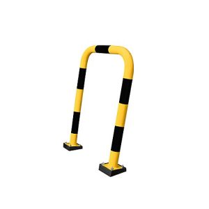 Rammschutzbügel SWING, Außeneinsatz, 1240 x 750 mm, gelb/schwarz Rammschutzbügel SWING, Außeneinsatz, 1240 x 750 mm, gelb/schwarz