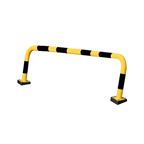 Rammschutzbügel SWING, Außeneinsatz, 640 x 2000 mm, gelb/schwarz