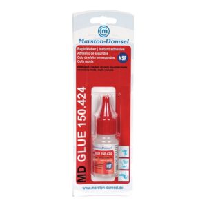 Rapidkleber MD GLUE 150.424 20g NSF P1 farblos Flasche MARSTON Rapidkleber MD GLUE 150.424 20g NSF P1 farblos Flasche MARSTON