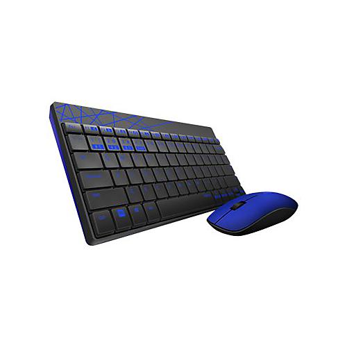 Rapoo 8000M - Tastatur-und-Maus-Set - kabellos - 2.4 GHz, Bluetooth 4.0, Bluetooth 3.0 - Deutsch