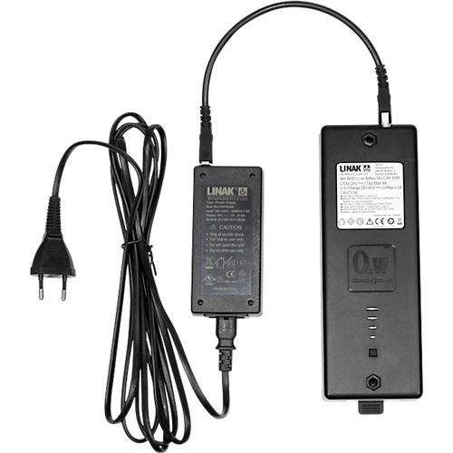 Rau Akkubox für höhenverstellbare Arbeitstische Adlatus 150/300/600, mit Akkualarm & LED-Anzeige, 2,2 Ah/53 Wh, B 200 x T 70 x H 40 mm