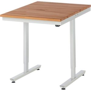 Rau Arbeitstisch Adlatus, elektrisch höhenverstellbar, 25 mm geölte Massivholzplatte, bis 150 kg, B 1500 x T 800 x H 720-1120 mm, Buche/lichtgrau Rau Arbeitstisch Adlatus, elektrisch höhenverstellbar, 25 mm geölte Massivholzplatte, bis 150 kg, B 1500 x T 800 x H 720-1120 mm, Buche/lichtgrau