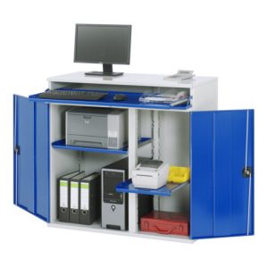 Rau Computer-Schrank – Modell 60 BxTxH 1100x520x1060mm