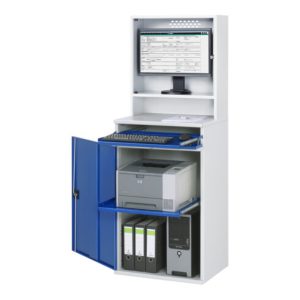 Rau Computer-Schrank – Modell 65 BxTxH 650x520x1770mm