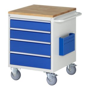 Rau Montagewagen Buche-Top 4 x Schublade-L 2×120, 2x150mm BxTxH 580x650x795 mm