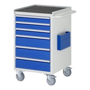 Rau Montagewagen Metall-Top 6 x Schublade-L 3×90, 3x150mm BxTxH 580x650x975 mm