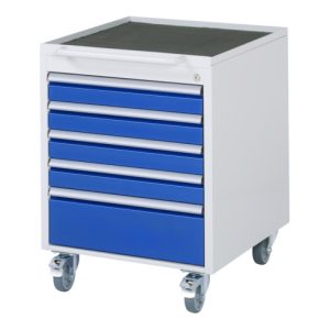 Rau Roll-Container mit 5 Schubladen-L 4×90, 1x180mm