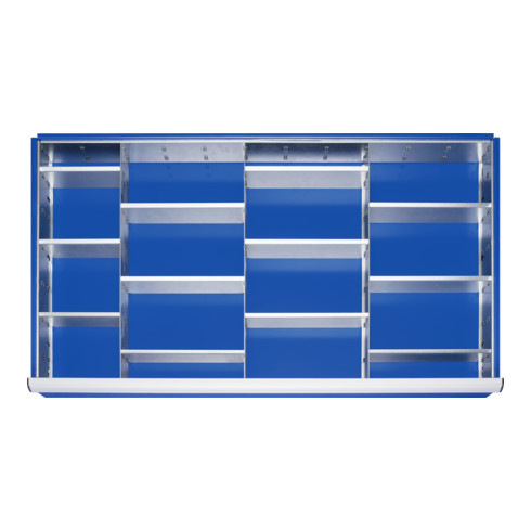 Rau Schubladen-Einteilungs-Set Schublade-XXL H 60-90mm 3 Trenn + 12 Steckwände