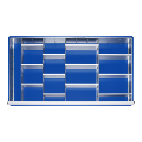 Rau Schubladen-Einteilungs-Set Schublade-XXL H 60-90mm 4 Trenn + 16 Steckwände