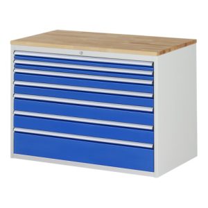 Rau Schubladenschrank Buche-Top und 7 x Schubl.-XXL 2×60 2×90 2×120 1x180mm