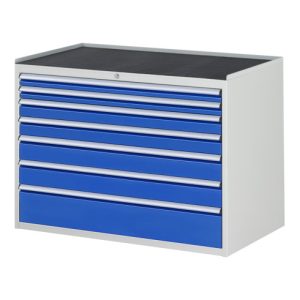 Rau Schubladenschrank m. Anti-Rutsch-Matte 7 Schubl.-XXL 2×60 2×90 2×120 1x180mm