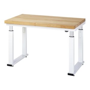 RAU Werkbank adlatus 600 elektrisch höhenverstellbar Buche-Massiv-Platte 1250 mm x 700 mm
