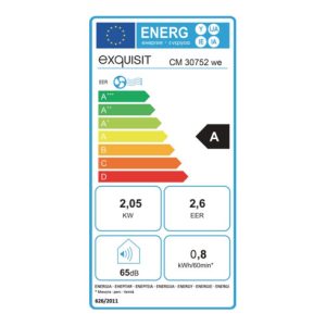 Raumklimagerät Exquisit CM 30752 we 2,1 kW 0,80 l/h weiß 50 m³