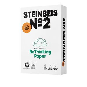 Recyclingpapier Steinbeis №2, DIN A4, 80 g/m², presseweiß, 5 x 500 Blatt Recyclingpapier Steinbeis №2, DIN A4, 80 g/m², presseweiß, 5 x 500 Blatt
