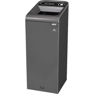 Recyclingstation Rubbermaid Configure, für Restmüll, 57 l, Magnetverbindung, B 495 x T 367 x H 975 mm, schwarz Recyclingstation Rubbermaid Configure, für Restmüll, 57 l, Magnetverbindung, B 495 x T 367 x H 975 mm, schwarz