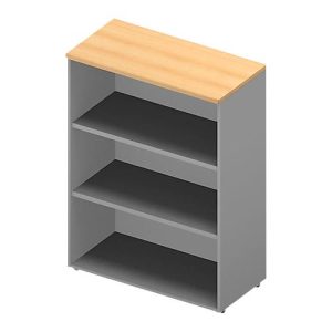 Regal ARLON OFFICE, 3 Ordnerhöhen, 2 variable Fachböden, B 900 x T 450 x H 1232 mm,
