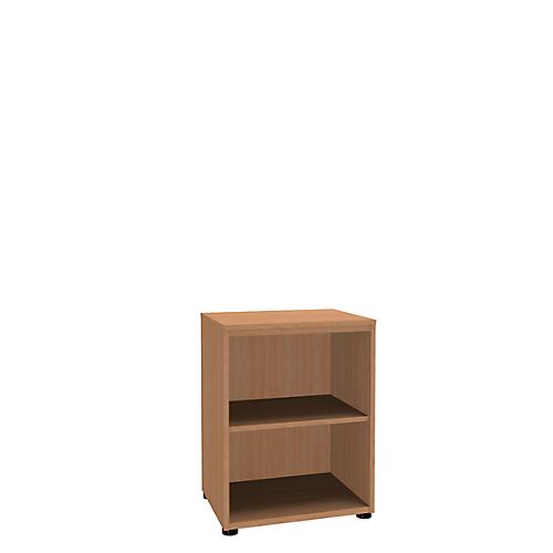 Regal, einteilig, B 600 mm, 2 OH, Buche-Dekor