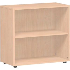 Regal PALENQUE, 2 OH, B 800 x T 400 x H 752 mm, Buche-Dekor
