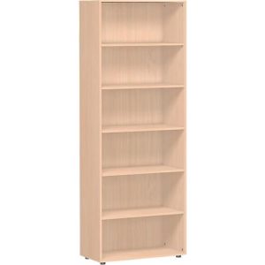 Regal PALENQUE, 6 OH, B 800 x T 400 x H 2160 mm, Buche-Dekor Regal PALENQUE, 6 OH, B 800 x T 400 x H 2160 mm, Buche-Dekor